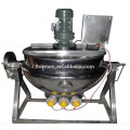 stainless steel gas/electric/steam heating tilting jacketed kettle for food grade